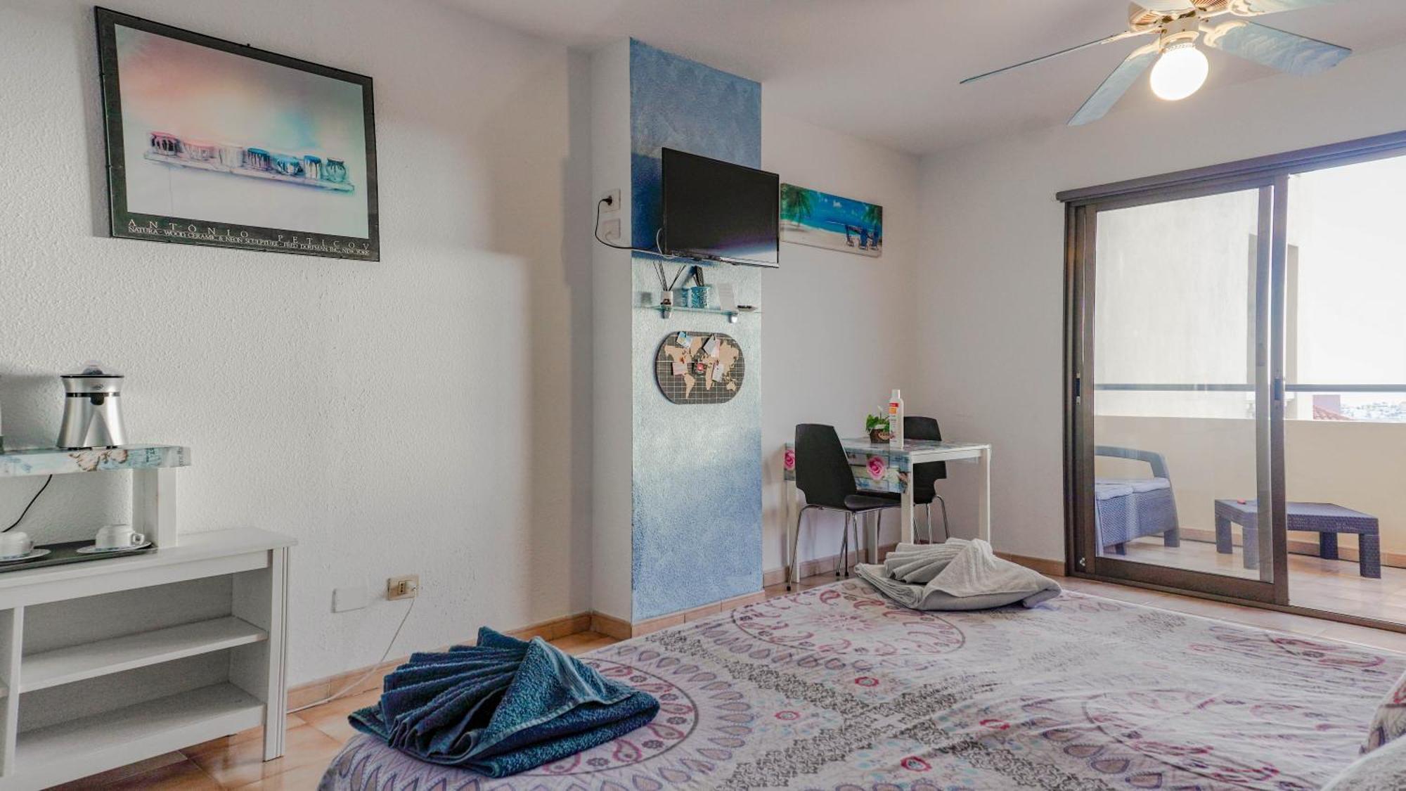 Los Cristianos Estudio Vista Mar Esterno foto